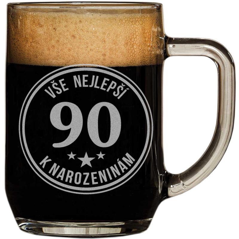 Půllitr na pivo k 90. narozeninám 100.060.90