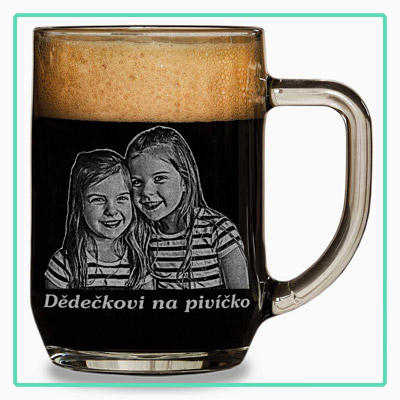 Půlltr na pivo s fotkou